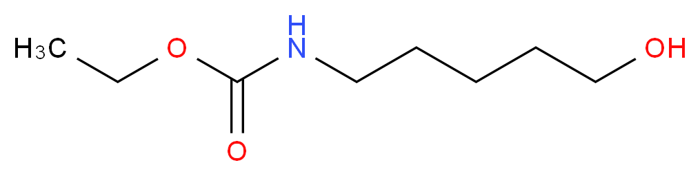 ethyl N-(5-hydroxypentyl)carbamate_分子结构_CAS_210056-91-0