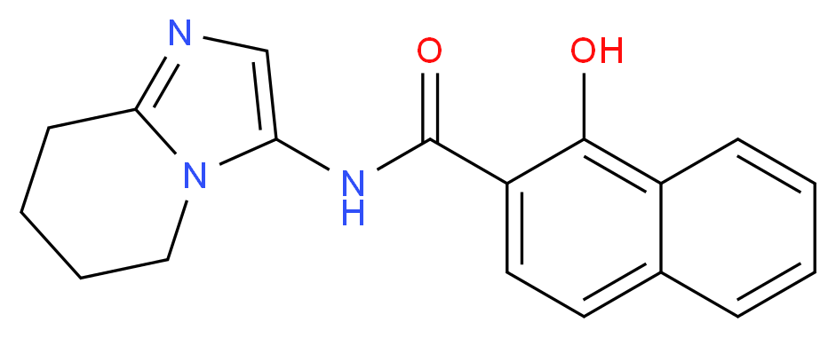 1-hydroxy-N-(5,6,7,8-tetrahydroimidazo[1,2-a]pyridin-3-yl)-2-naphthamide_分子结构_CAS_)