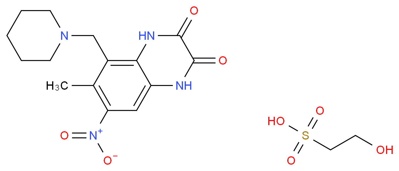 PD-160725 2-hydroxyethanesulfonate_分子结构_CAS_186268-11-1(freebase))