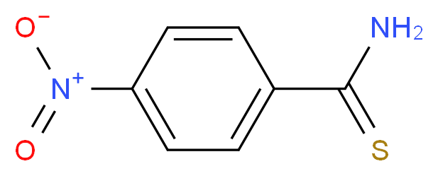 4-NITRO-THIOBENZAMIDE_分子结构_CAS_26060-30-0)