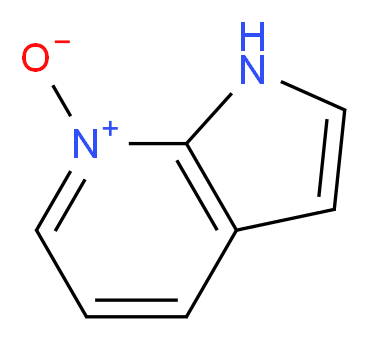 1H-pyrrolo[2,3-b]pyridin-7-ium-7-olate_分子结构_CAS_55052-24-9
