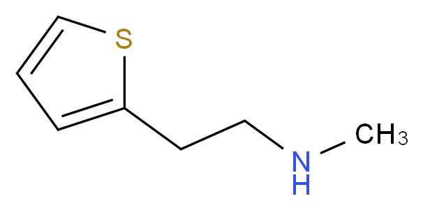 METHYL-(2-THIOPHEN-2-YL-ETHYL)-AMINE_分子结构_CAS_106891-32-1)