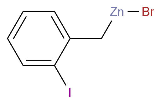 2-碘苄基溴化锌 溶液_分子结构_CAS_117269-71-3)