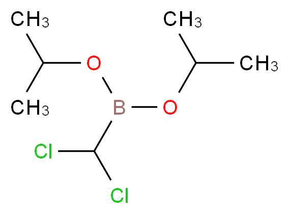 bis(propan-2-yl) (dichloromethyl)boronate_分子结构_CAS_62260-99-5