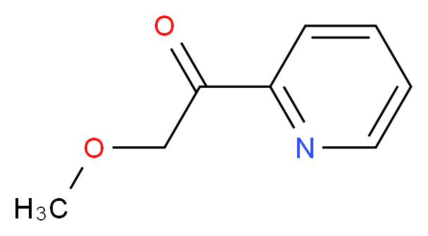 2-methoxy-1-(pyridin-2-yl)ethan-1-one_分子结构_CAS_105729-06-4