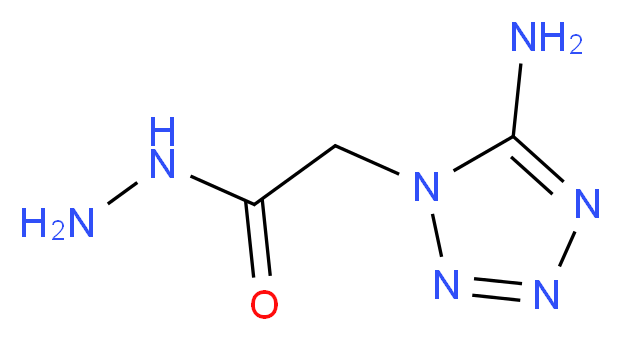 2-(5-Amino-1H-tetrazol-1-yl)acetohydrazide_分子结构_CAS_)