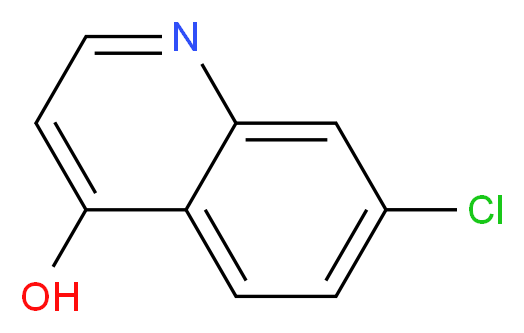 7-CHLORO-4-HYDROXYQUINOLINE_分子结构_CAS_86-99-7)