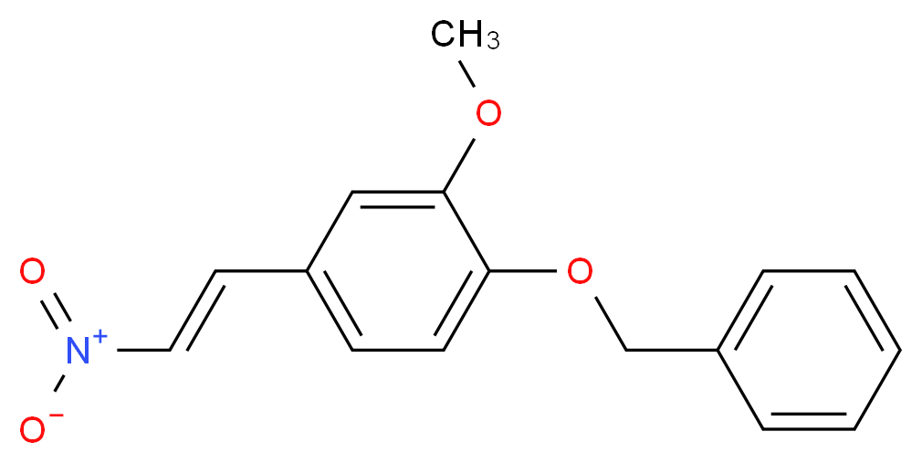 4-Benzyloxy-3-methoxy-β-nitrostyrene_分子结构_CAS_1860-56-6)