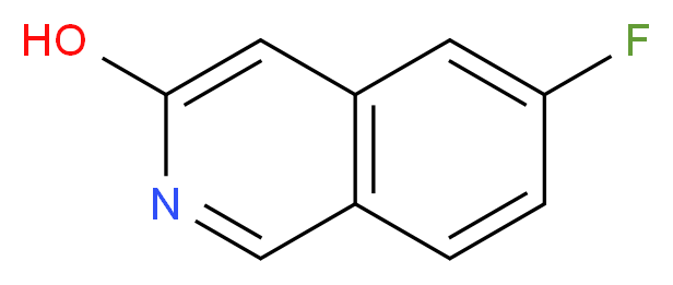 6-Fluoroisoquinolin-3-ol_分子结构_CAS_51463-15-1)