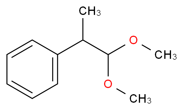 (1,1-dimethoxypropan-2-yl)benzene_分子结构_CAS_90-87-9