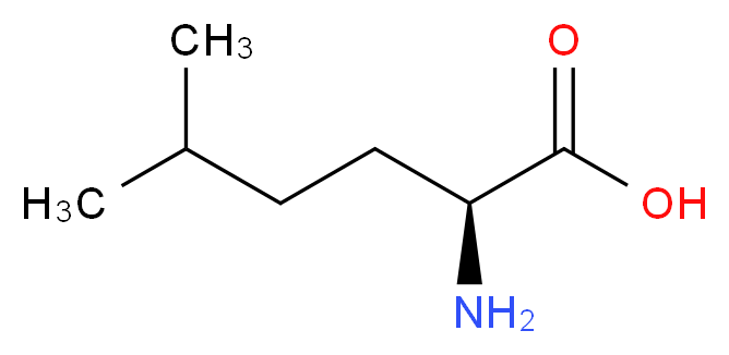 (2S)-2-amino-5-methylhexanoic acid_分子结构_CAS_31872-98-7