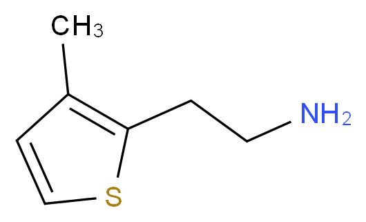 2-(3-methylthiophen-2-yl)ethan-1-amine_分子结构_CAS_125140-63-8