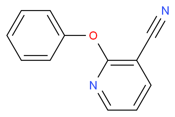 2-phenoxypyridine-3-carbonitrile_分子结构_CAS_14178-15-5