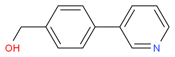 [4-(pyridin-3-yl)phenyl]methanol_分子结构_CAS_217189-04-3
