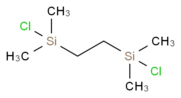 1,2-双(氯二甲硅基)-乙烷_分子结构_CAS_13528-93-3)