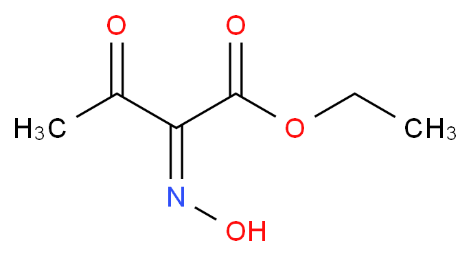 Ethyl 2-(hydroxyimino)-3-oxobutanoate_分子结构_CAS_5408-04-8)