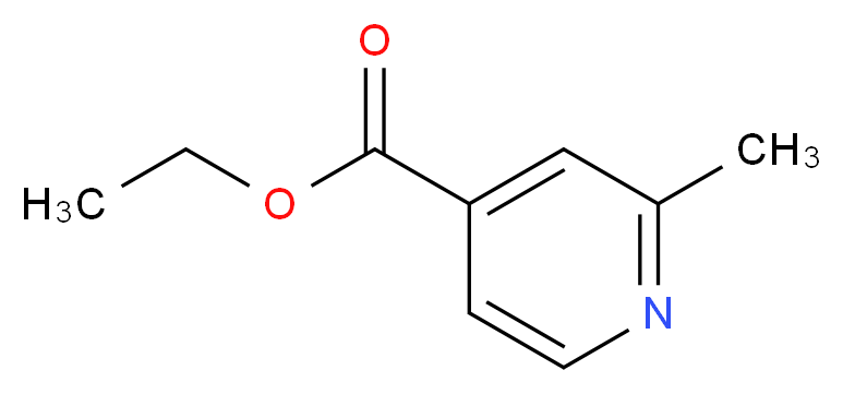 ethyl 2-methylpyridine-4-carboxylate_分子结构_CAS_25635-17-0