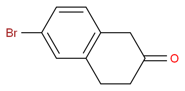 6-bromo-1,2,3,4-tetrahydronaphthalen-2-one_分子结构_CAS_4133-35-1