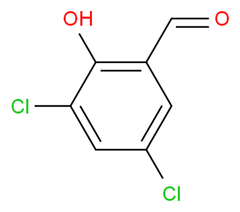 3,5-二氯水杨醛_分子结构_CAS_90-60-8)