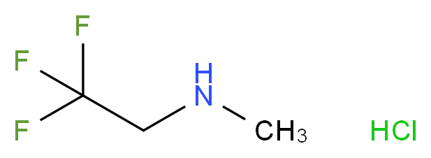 methyl(2,2,2-trifluoroethyl)amine hydrochloride_分子结构_CAS_2730-52-1