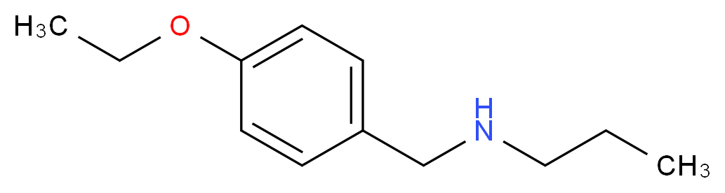 (4-ethoxybenzyl)propylamine_分子结构_CAS_869942-62-1)