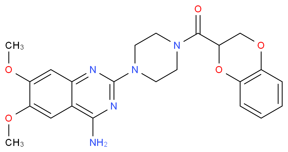 Doxazosin_分子结构_CAS_74191-85-8)