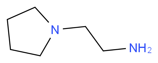 1-(2-氨乙基)吡咯烷_分子结构_CAS_7154-73-6)