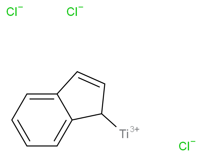 1H-inden-1-yltitaniumtris(ylium) trichloride_分子结构_CAS_84365-55-9