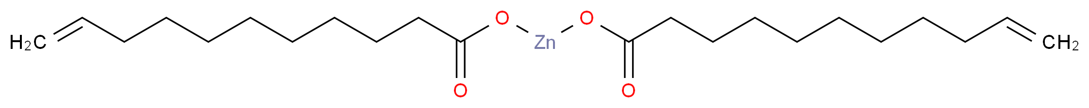 十一烯酸锌_分子结构_CAS_557-08-4)