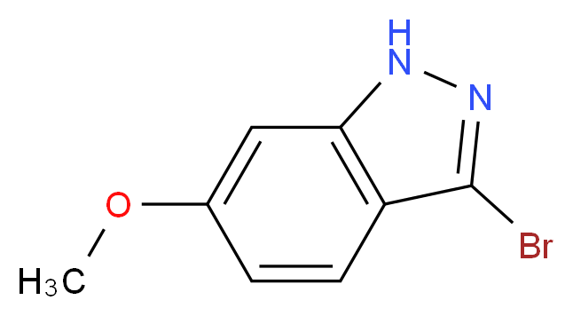 3-bromo-6-methoxy-1H-indazole_分子结构_CAS_1134328-18-9)