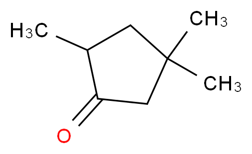 2,4,4-TRIMETHYL CYCLOPENTANONE_分子结构_CAS_4694-12-6)