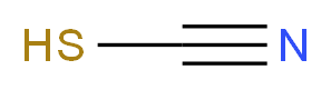 Thiocyanic acid_分子结构_CAS_463-56-9)