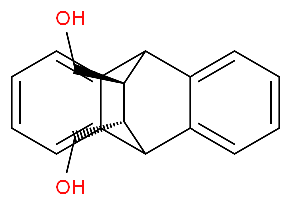 反-9,10-二氢-9,10-乙基桥蒽-11,12-二甲醇_分子结构_CAS_5445-55-6)