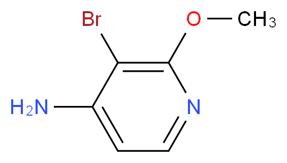 3-Bromo-2-methoxy-4-pyridinamine_分子结构_CAS_215364-86-6)