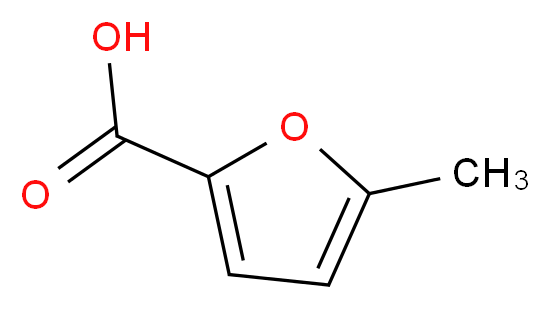 5-甲基-2-糠酸_分子结构_CAS_1917-15-3)