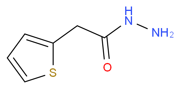 2-(thiophen-2-yl)acetohydrazide_分子结构_CAS_39978-18-2)