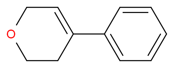 4-Phenyl-5,6-dihydro-2H-pyran_分子结构_CAS_3174-81-0)