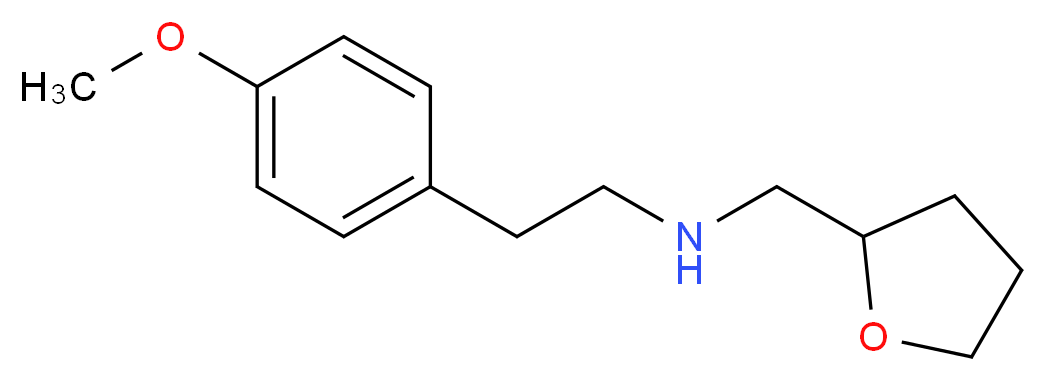 [2-(4-methoxyphenyl)ethyl](oxolan-2-ylmethyl)amine_分子结构_CAS_356537-93-4