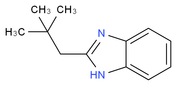 2-(2,2-dimethylpropyl)-1H-1,3-benzodiazole_分子结构_CAS_)