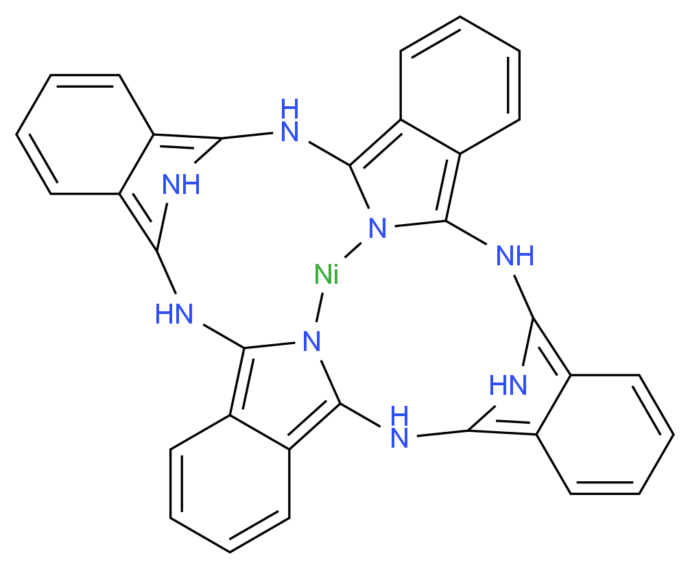 酞菁镍(II)_分子结构_CAS_14055-02-8)