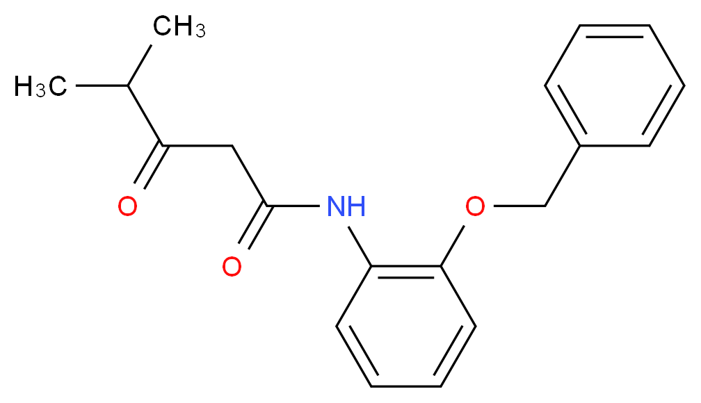 N-2-Benzyloxyphenyl Isobutyrylacetamide_分子结构_CAS_265989-31-9)