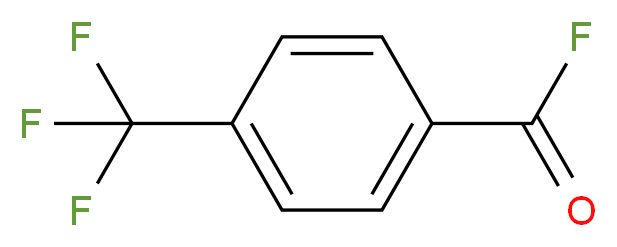 4-(trifluoromethyl)benzoyl fluoride_分子结构_CAS_368-94-5