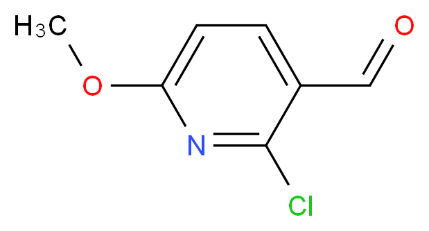 2-chloro-6-methoxynicotinaldehyde_分子结构_CAS_95652-80-5)