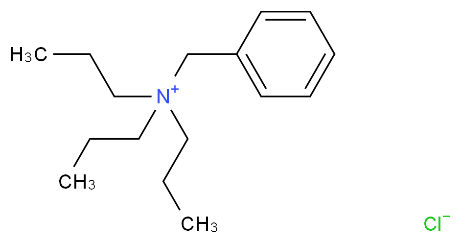 N-Benzyl-N,N-dipropylpropan-1-aminium chloride_分子结构_CAS_5197-87-5)