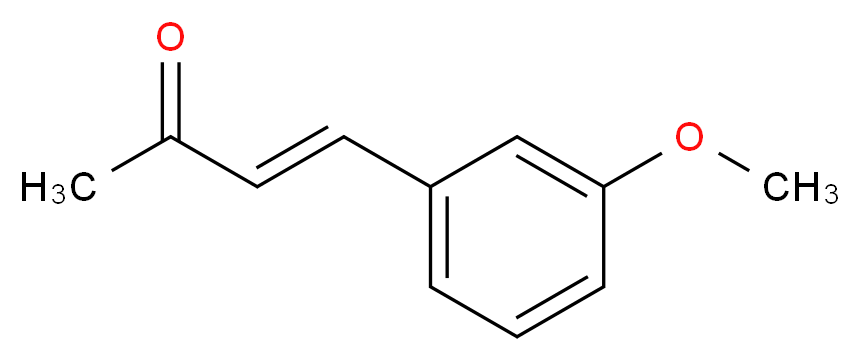 (3E)-4-(3-methoxyphenyl)but-3-en-2-one_分子结构_CAS_20766-31-8