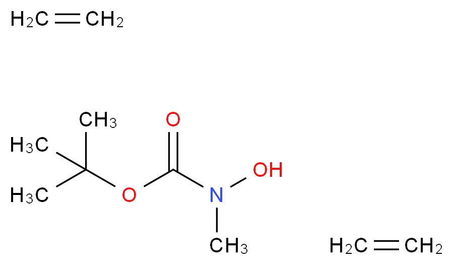 bis(ethene) tert-butyl N-hydroxy-N-methylcarbamate_分子结构_CAS_152192-96-6