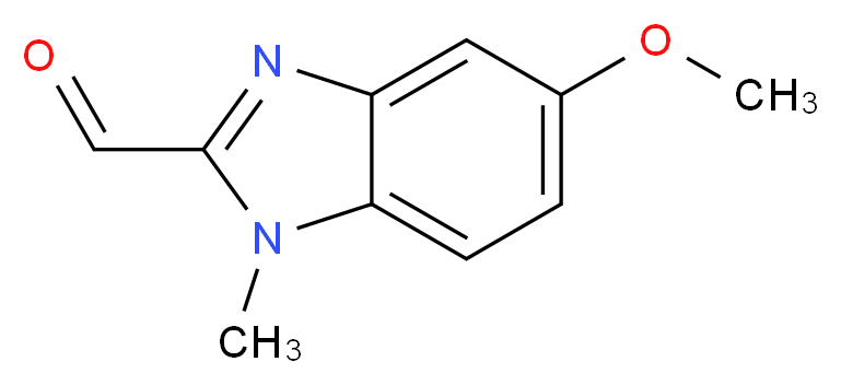 5-Methoxy-1-methyl-1H-benzo[d]imidazole-2-carbaldehyde_分子结构_CAS_53004-19-6)