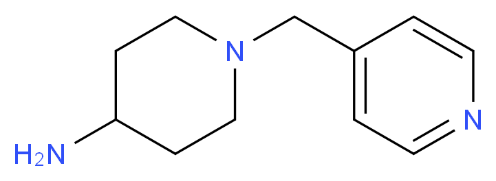 1-(pyridin-4-ylmethyl)piperidin-4-amine_分子结构_CAS_160357-89-1