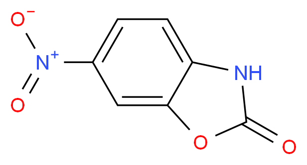 6-硝基-2(3H)-苯唑酮_分子结构_CAS_4694-91-1)