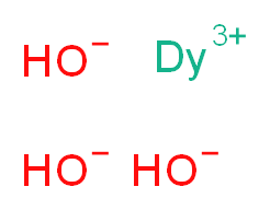 dysprosium(3+) ion trioxidanide_分子结构_CAS_1308-85-6